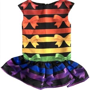 Halabaloo Holiday birthday gift bow tie rainbow 3